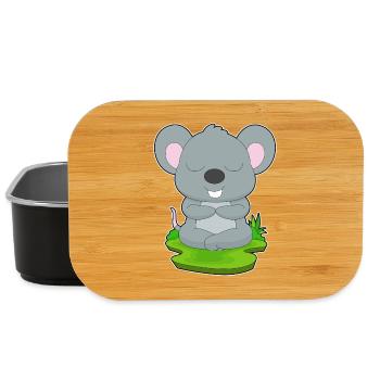 Maus Yoga Fitness Meditation - Lunch Box - Schwarz - Vorne