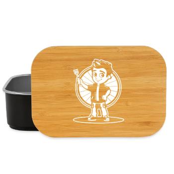 Little Darts Player Comic Look - Lunch Box - black - Front