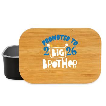 Promoted To Big Brother is 2026 - Big Brother 2026 - Lunch Box - black - Front