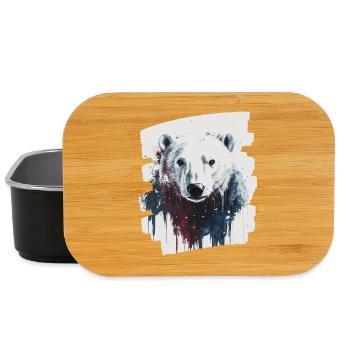 Pulvérisateur Polar Bear Graffiti - Boîte à goûter - noir - Devant