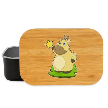 Giraffe Star - Lunch Box - black - Front