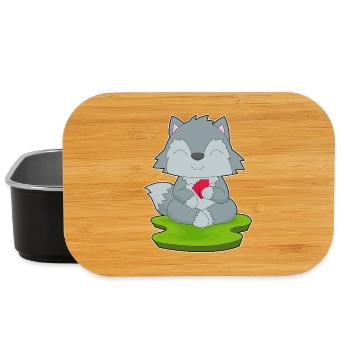 Wolf Poker Cartes de Poker - Boîte à goûter - noir - Devant