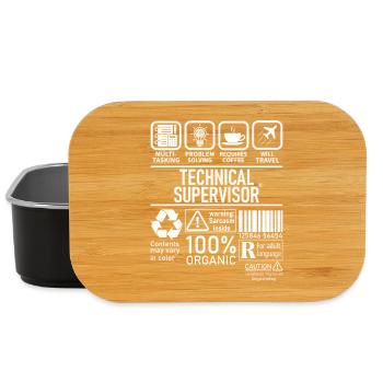 Technical Supervisor multi tasking problem solving - Lunch Box - Schwarz - Vorne