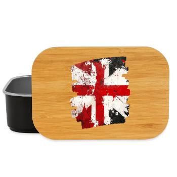 Denmark Flag Dannebrog - Lunch Box - black - Front