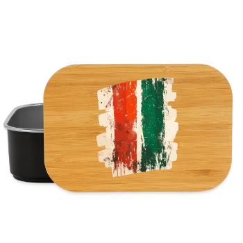 Italian flag Italy - Lunch Box - black - Front