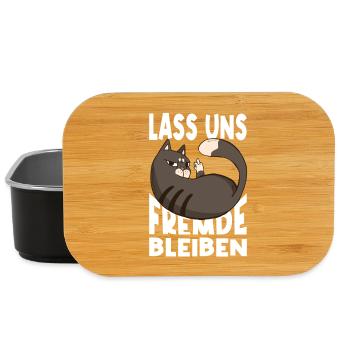 Lass Uns Fremde Bleiben - Lunch Box - Schwarz - Vorne