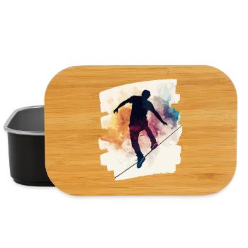 Slackline Slacklining Balance - Lunch Box - black - Front