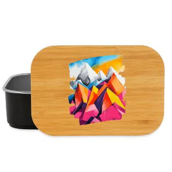 Berge - Lunch Box - Schwarz - Vorne
