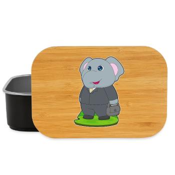 Elephant Handbag - Lunch Box - black - Front