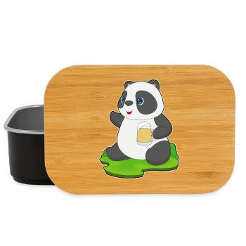 Panda Bier - Lunch Box - Schwarz - Vorne