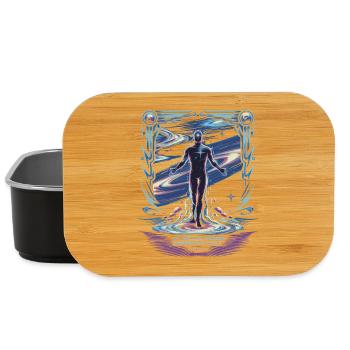 Kosmisches Selbst | Zitat von Alan Watts Universe - Lunch Box - Schwarz - Vorne