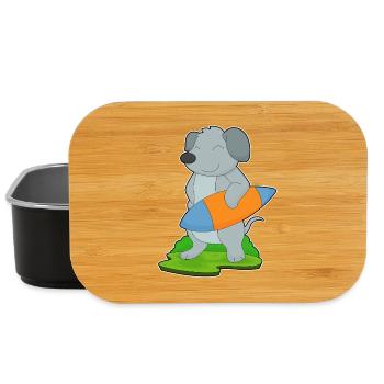 Été de surf sur planche de surf pour chiens - Boîte à goûter - noir - Devant
