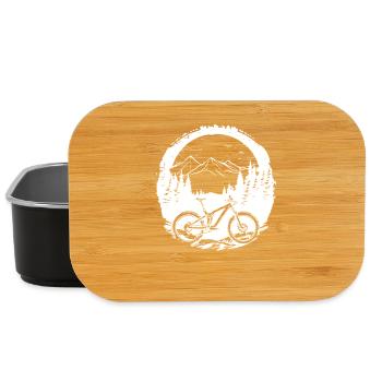 Mountainbiking Skizze - Lunch Box - Schwarz - Vorne