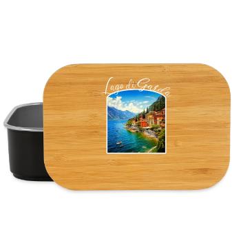 Gardasee, Lago di Garda - Lunch Box - Schwarz - Vorne