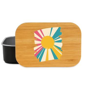 Sommer Sonne - Lunch Box - Schwarz - Vorne