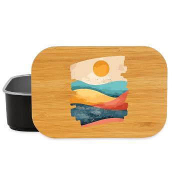 Sommer Sonne - Lunch Box - Schwarz - Vorne