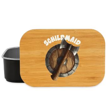 Schildmaid Wikinger Odin, Thor Asgard Schild - Lunch Box - Schwarz - Vorne
