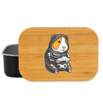 Meerschweinchen Halloween Gamer - Lunch Box - Schwarz - Vorne