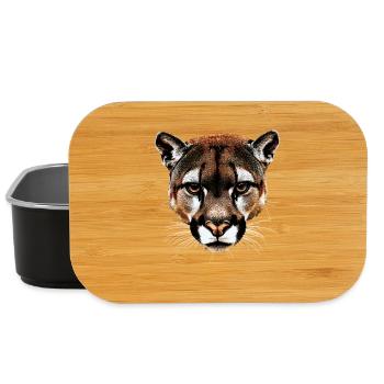 Panther Leopard Raubkatze Süße Großkatze Katzen - Lunch Box - Schwarz - Vorne