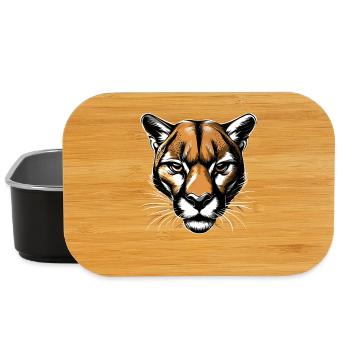 Panther Leopard Raubkatze Süße Großkatze Katzen - Lunch Box - Schwarz - Vorne