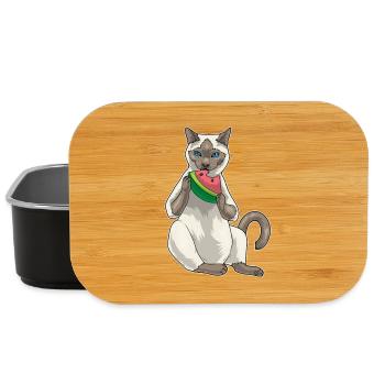 Siamkatze Wassermelone - Lunch Box - Schwarz - Vorne