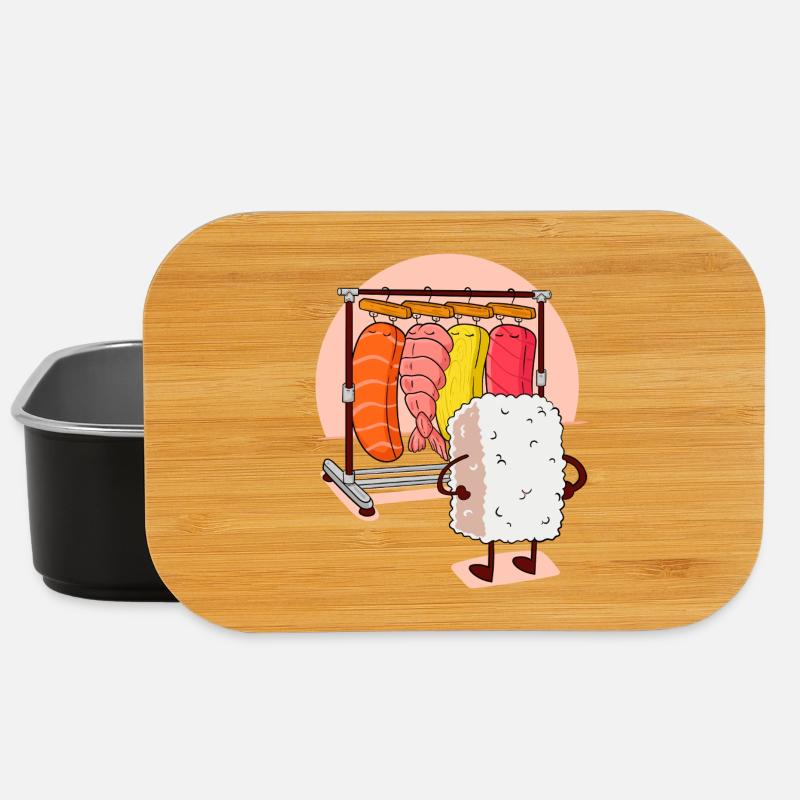 SUSHI Schließfach - Lunch Box - Schwarz