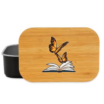 Butterfly Book - Lunch Box - black - Front