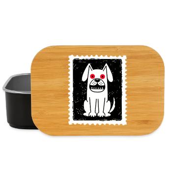 Chien fantôme - Boîte à goûter - noir - Devant