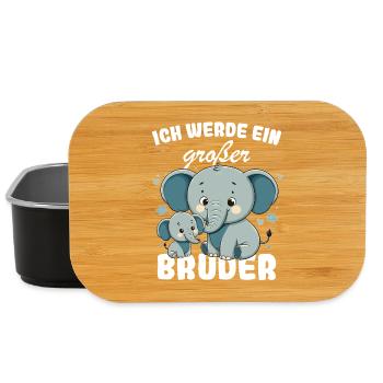 Nachwuchs Verkünden | Ich Werde Großer Bruder 2027 - Lunch Box - Schwarz - Vorne