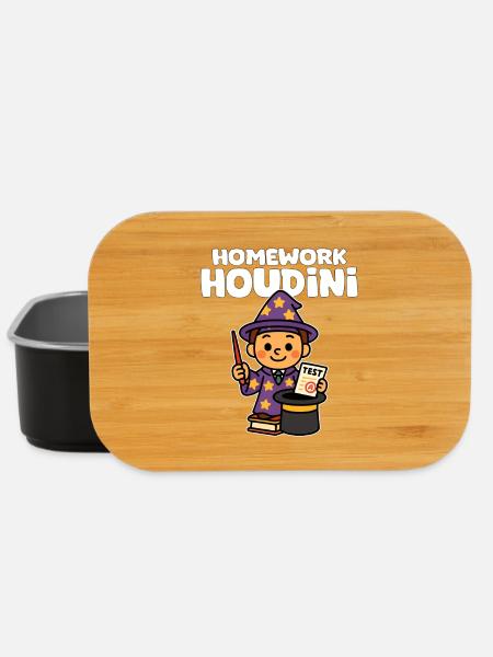 HOMEWORK HOUDINI - TEACHER GIFT - Lunch Box - black