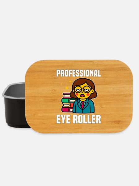 PROFESSIONAL EYE ROLLER - TEACHER GIFT - Lunch Box - black