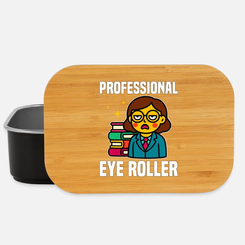PROFESSIONELLER AUGENROLLER - LEHRER GESCHENK - Lunch Box - Schwarz