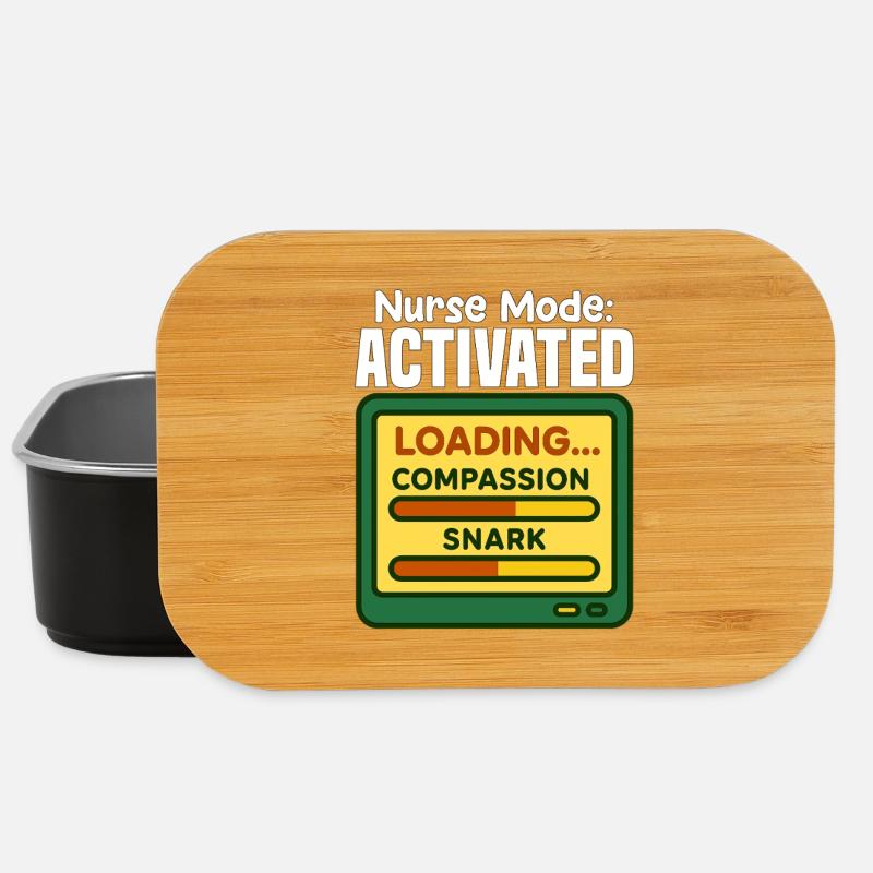NURSE MODE ACTIVATED - NURSE GIFT - Lunch Box - black