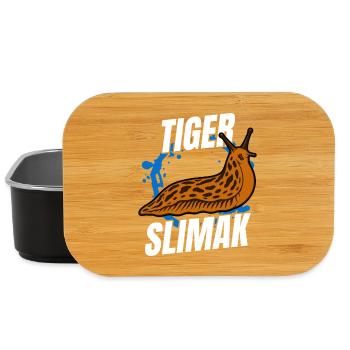 Tiger Slimak Shirt | Funny shirt - Lunch Box - black - Front