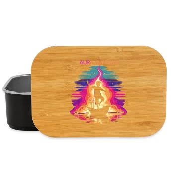 Aura Farming Traditioneller Tanz - Lunch Box - Schwarz - Vorne