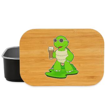 Schildkröte Bier - Lunch Box - Schwarz - Vorne