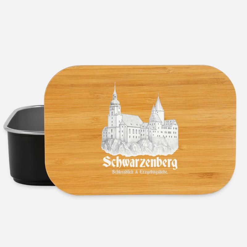 Schwarzenberg Schlossblick - Lunch Box - Schwarz