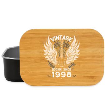 Vintage Rockin' Since 1998, 27 Years of Freedom - Lunch Box - black - Front