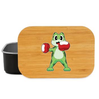 Frosch Boxer Boxhandschuhe Boxen - Lunch Box - Schwarz - Vorne