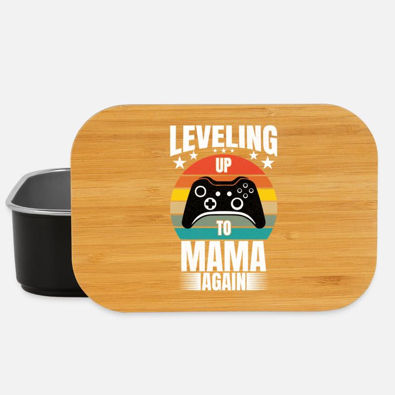 Monter de niveau jusqu’à Mama Again Gaming Gamer - Boîte à goûter - noir
