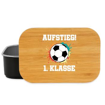 Promotion 1st Class Football Design - Lunch Box - black - Front