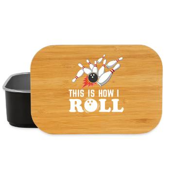 This Is How I Roll Bowling Drama Ball Pins  - Lunch Box - black - Front