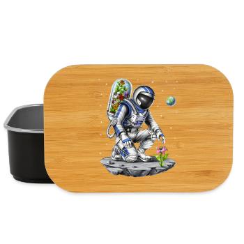 Weltraumastronaut Botaniker - Lunch Box - Schwarz - Vorne