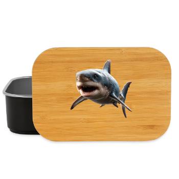 requin requin tigre requin plongeur requins mignons grand requin blanc - Boîte à goûter - noir - Devant