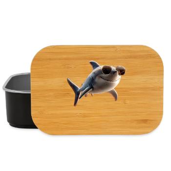 requin requin tigre requin plongeur requins mignons grand requin blanc - Boîte à goûter - noir - Devant
