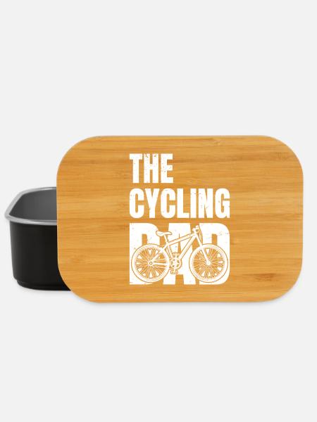 the cycling dad - Lunch Box - black