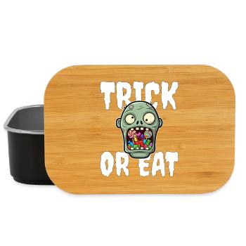 TRICK OR EAT - ZOMBIE HALLOWEEN - Lunch Box - black - Front