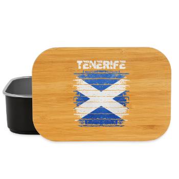 Tenerife flag illustration - Lunch Box - black - Front