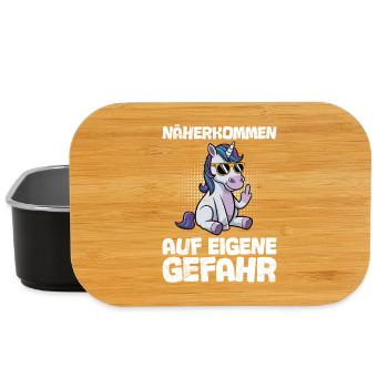 Mallorca NÄHER KOMMEN AUF EIGENE GEFAHR Lustig - Lunch Box - Schwarz - Vorne