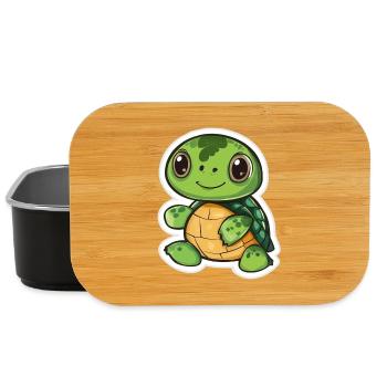 Turtle - Lunch Box - black - Front